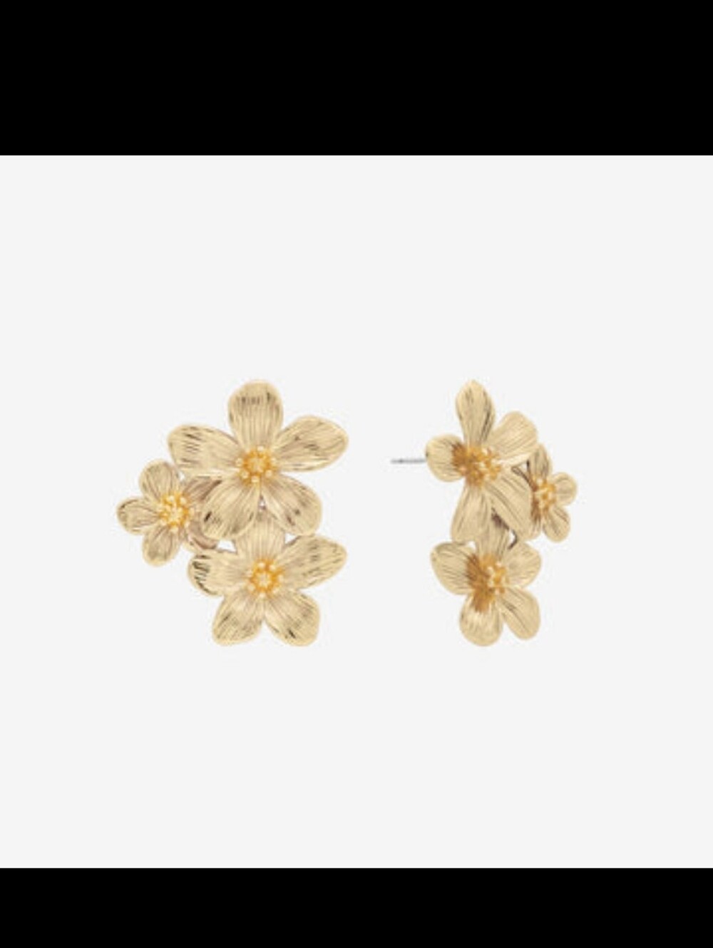 Shashi Botanical Tripple Flower Stud Earrings